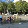 無料で遊べる！「マークイズ前の噴水広場」で水遊び♫